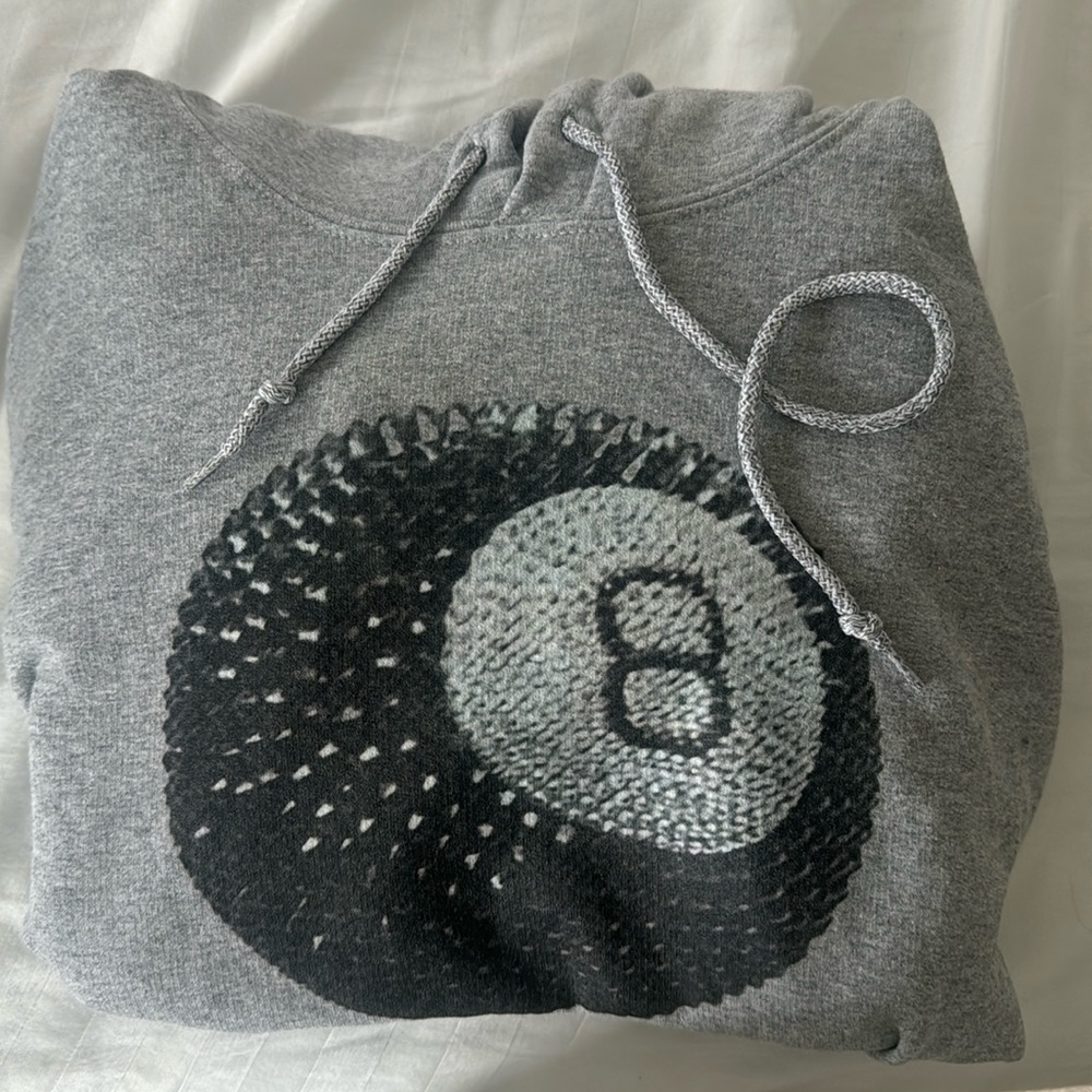 Super cute and comfy 8 ball grey hoodie